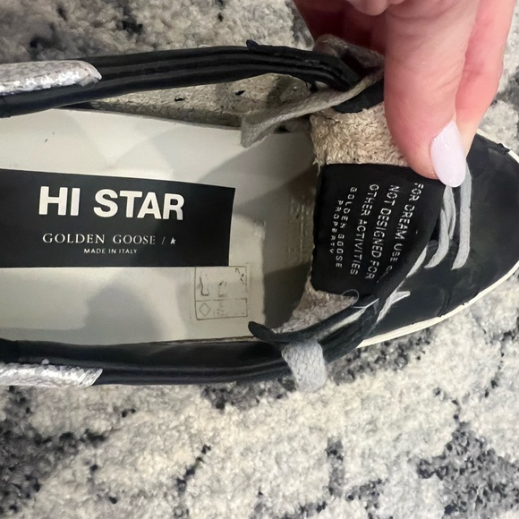 Golden Goose Hi Star platform low-top sneaker.  Size 37 - Picture 8 of 9
